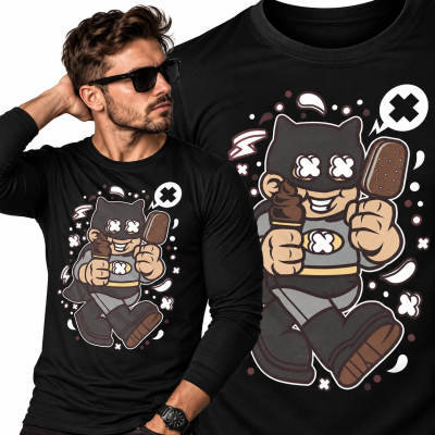 LONGSLEEVE ANIMOWANY  SUPERHERO BAT KID